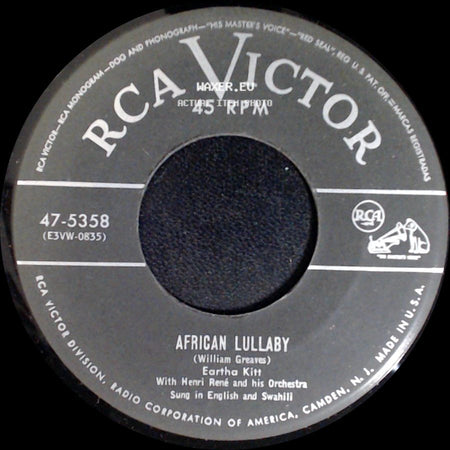 Eartha Kitt - African Lullaby / C'est Si Bon (It's So Good) side A