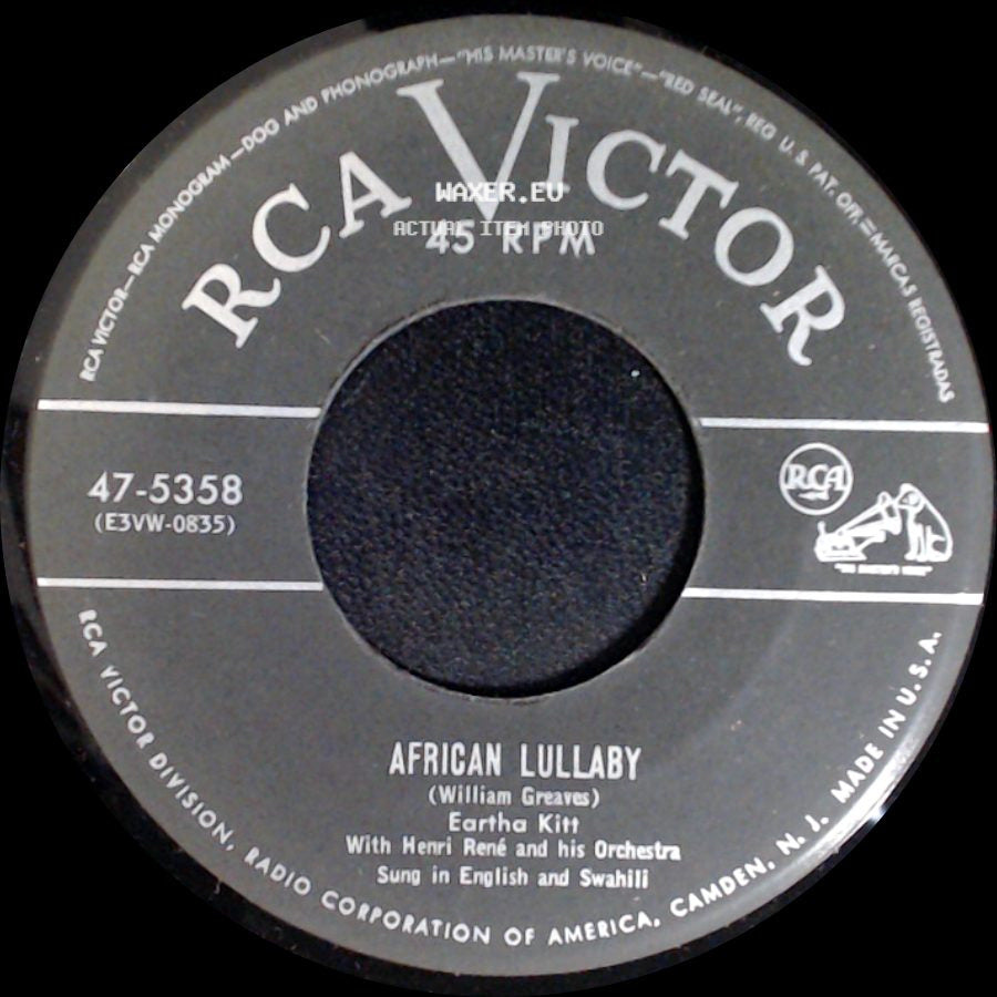Eartha Kitt - African Lullaby / C'est Si Bon (It's So Good) side A
