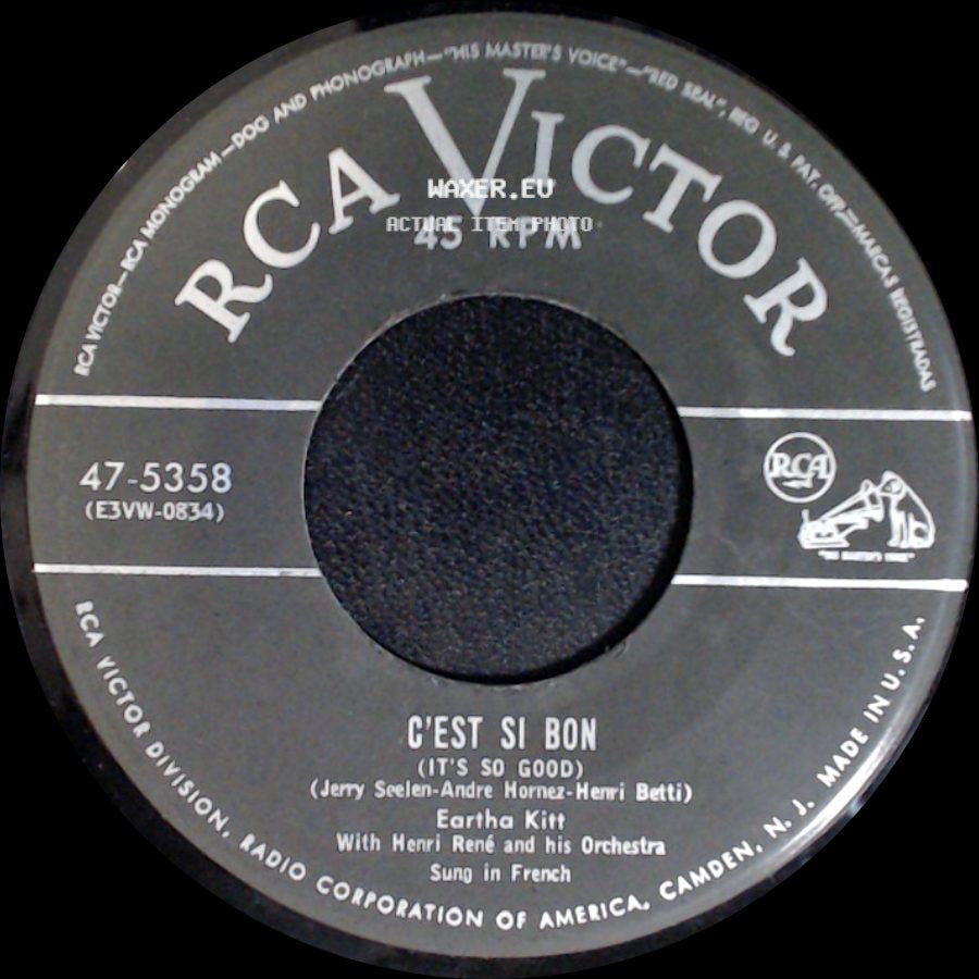 Eartha Kitt - African Lullaby / C'est Si Bon (It's So Good) side B