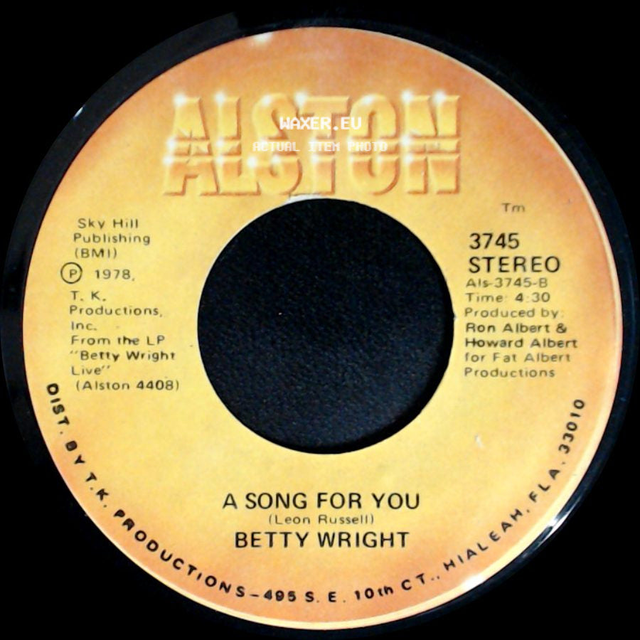Betty Wright - A Song For You / Lovin' Is Really My Game side A