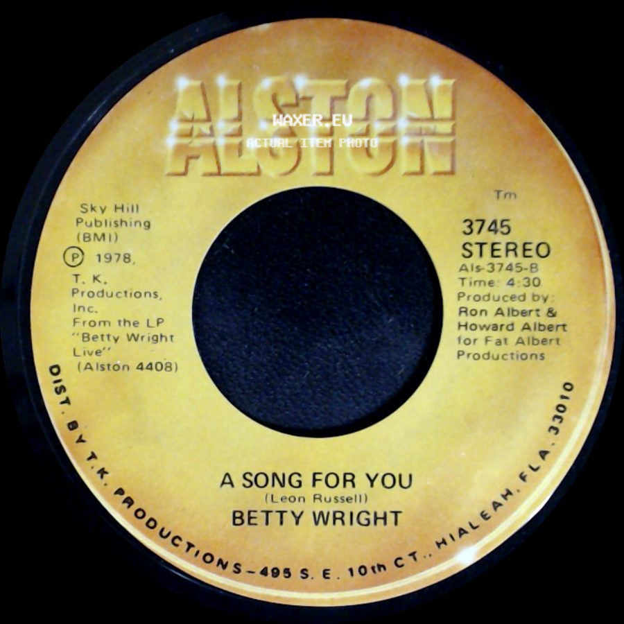Betty Wright - Lovin' Is Really My Game / A Song For You side B
