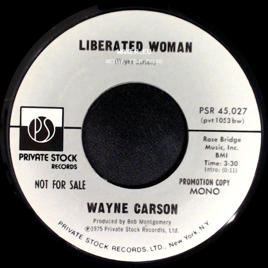 Wayne Carson - Liberated Woman / Liberated Woman side B