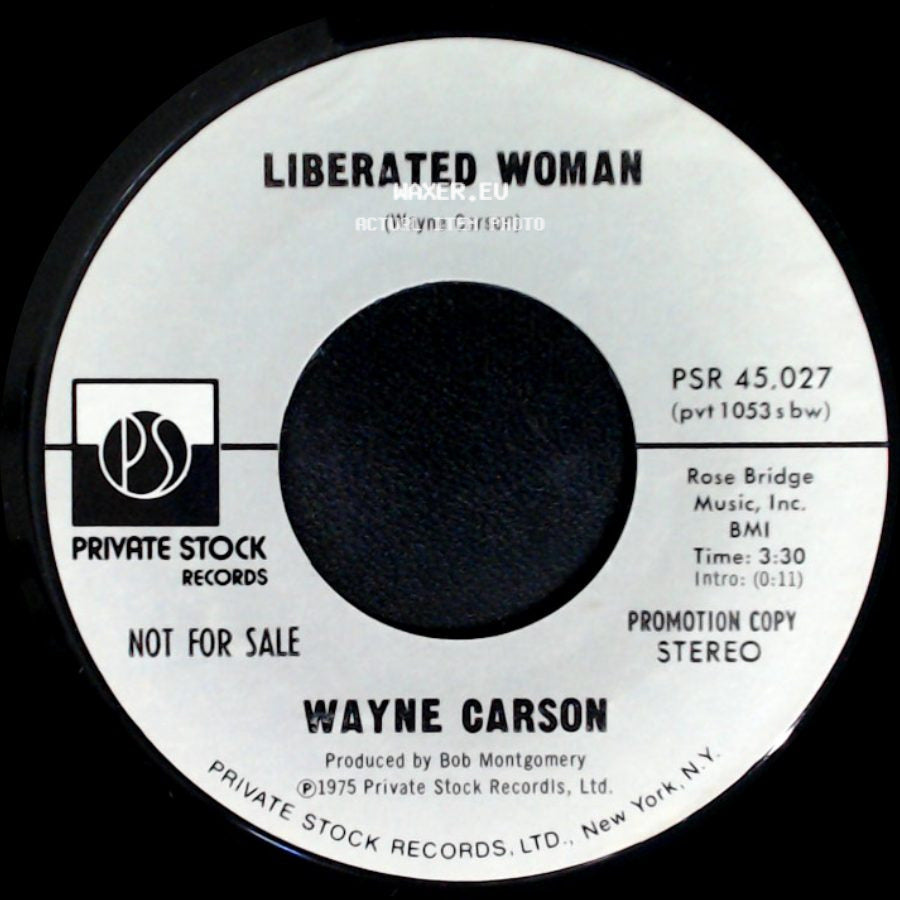 Wayne Carson - Liberated Woman / Liberated Woman side B