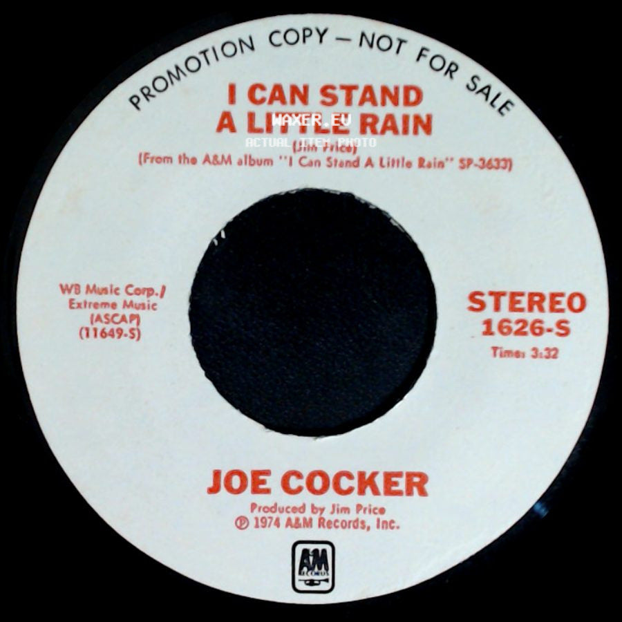 Joe Cocker - I Can Stand A Little Rain / I Can Stand A Little Rain side A