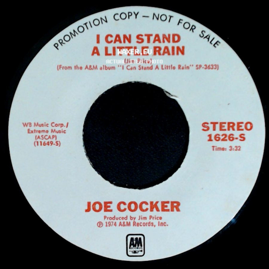 Joe Cocker - I Can Stand A Little Rain / I Can Stand A Little Rain side B