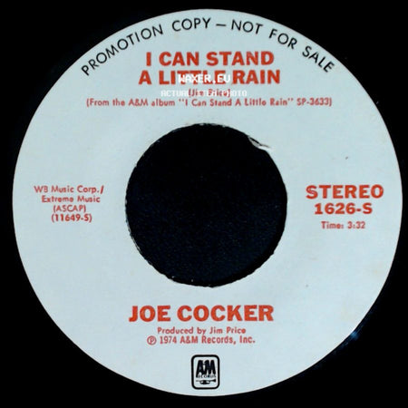 Joe Cocker - I Can Stand A Little Rain / I Can Stand A Little Rain side B