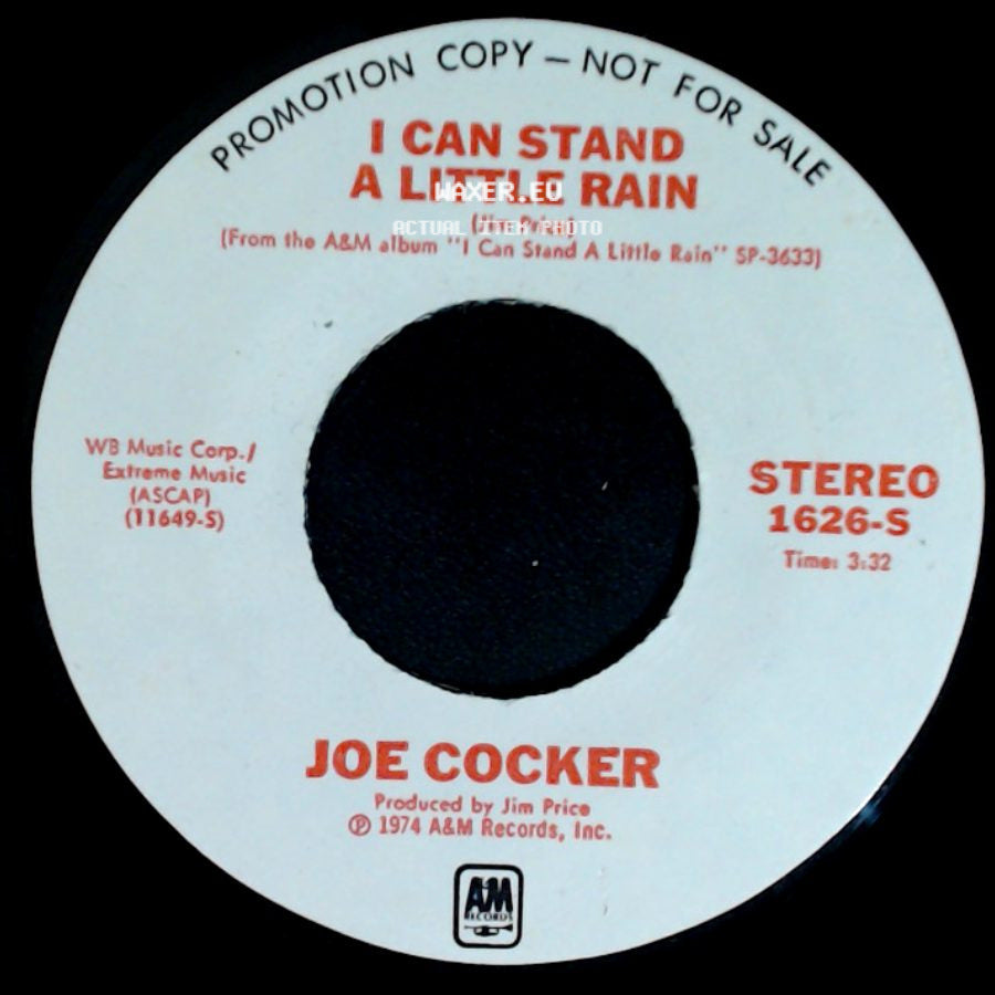 Joe Cocker - I Can Stand A Little Rain / I Can Stand A Little Rain side A