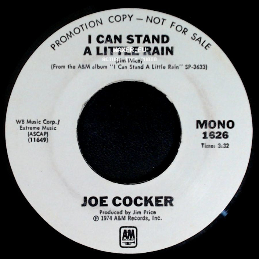 Joe Cocker - I Can Stand A Little Rain / I Can Stand A Little Rain side B