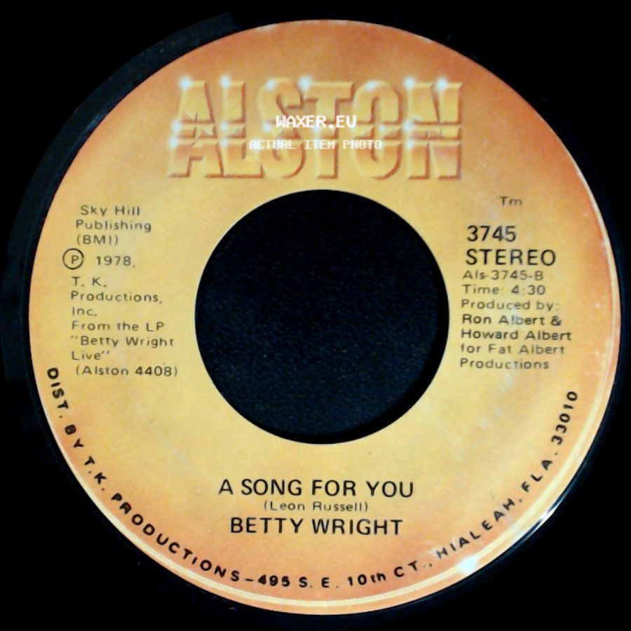 Betty Wright - Lovin' Is Really My Game / A Song For You side B
