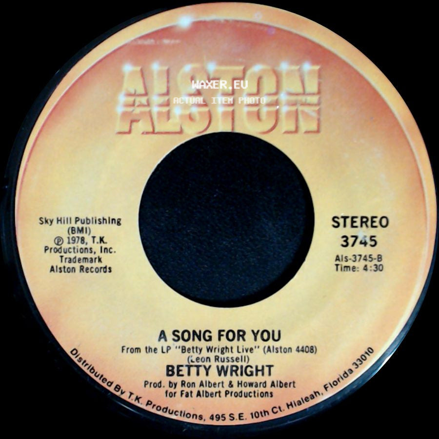 Betty Wright - A Song For You / Lovin' Is Really My Game side A