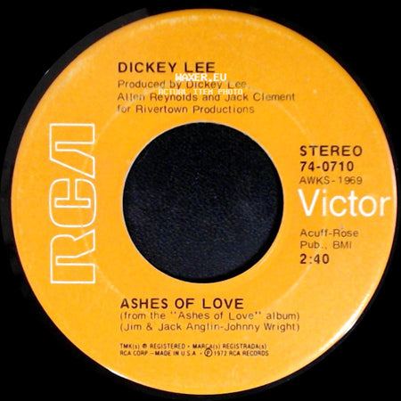 Dickey Lee - A Kingdom I Call Home / Ashes Of Love side B