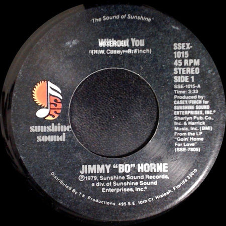 Jimmy "Bo" Horne - Without You / Goin' Home For Love side A