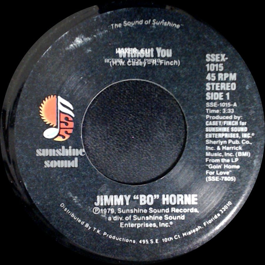 Jimmy "Bo" Horne - Without You / Goin' Home For Love side A