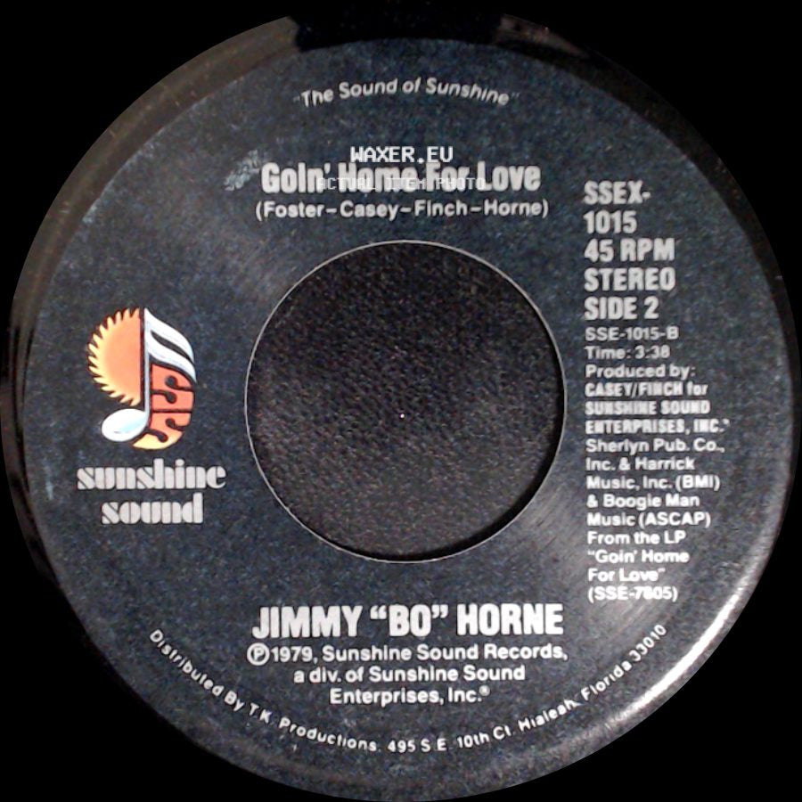 Jimmy "Bo" Horne - Without You / Goin' Home For Love side B