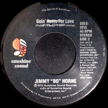 Jimmy "Bo" Horne - Without You / Goin' Home For Love side B