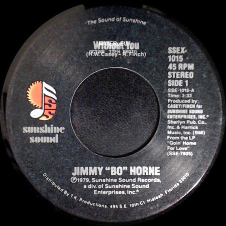 Jimmy "Bo" Horne - Without You / Goin' Home For Love side A