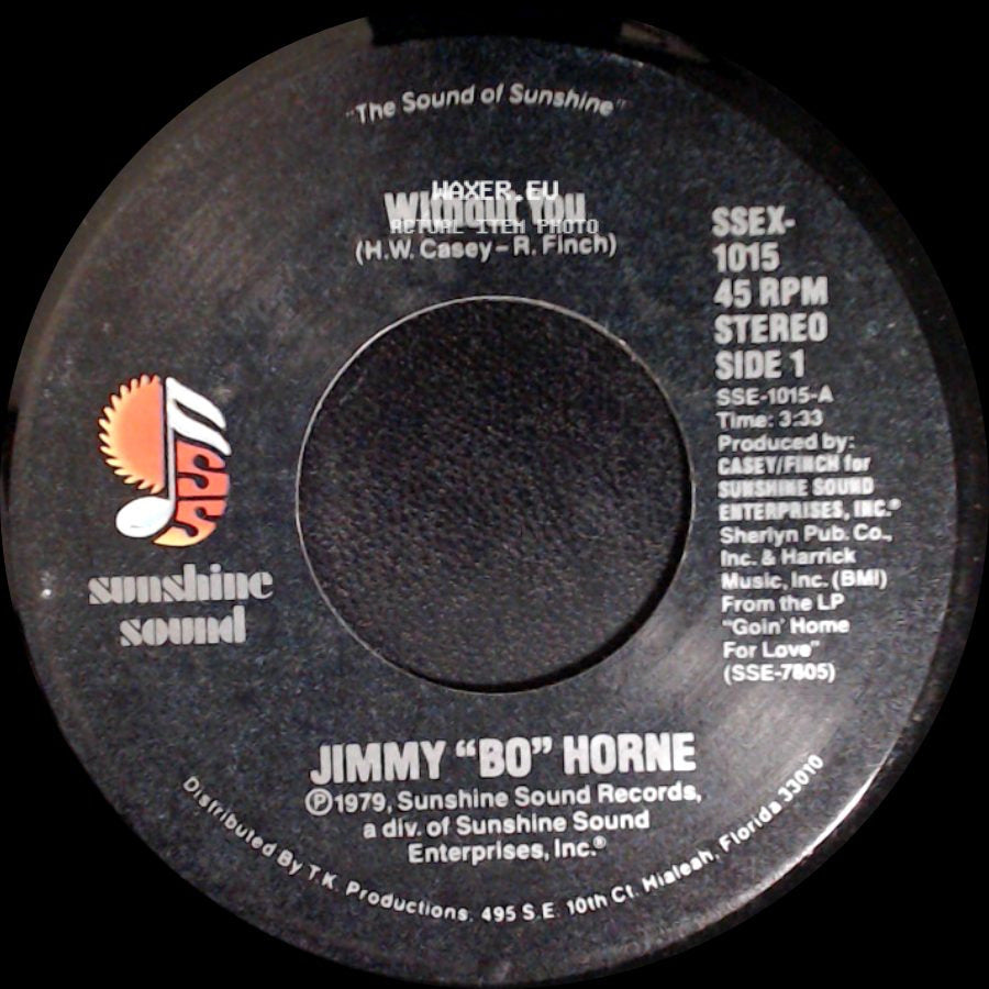 Jimmy "Bo" Horne - Without You / Goin' Home For Love side A