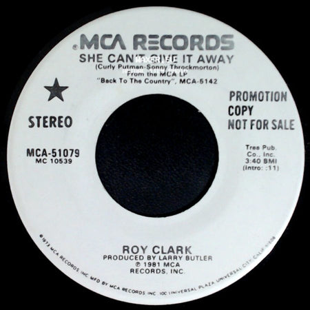 Roy Clark - She Can't Give It Away / She Can't Give It Away side B