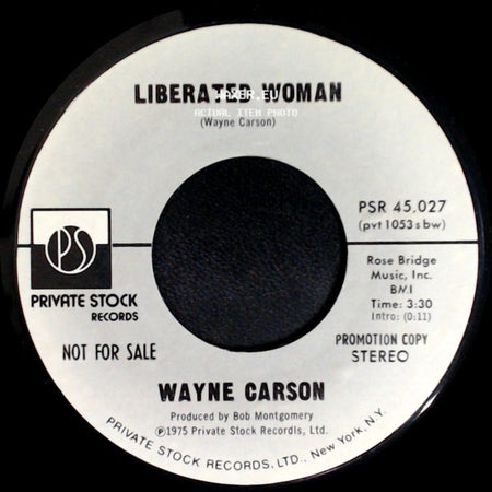 Wayne Carson - Liberated Woman / Liberated Woman side B