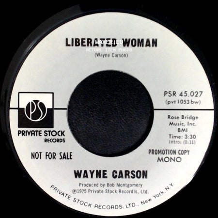 Wayne Carson - Liberated Woman / Liberated Woman side A