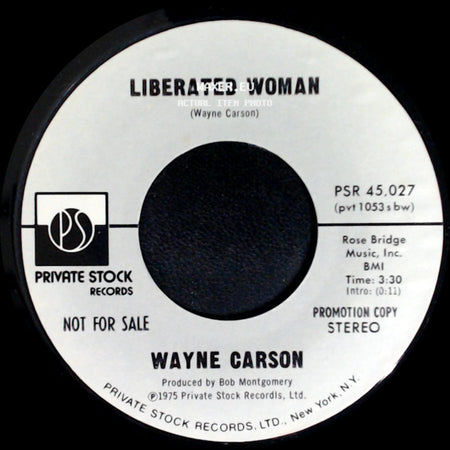 Wayne Carson - Liberated Woman / Liberated Woman side B