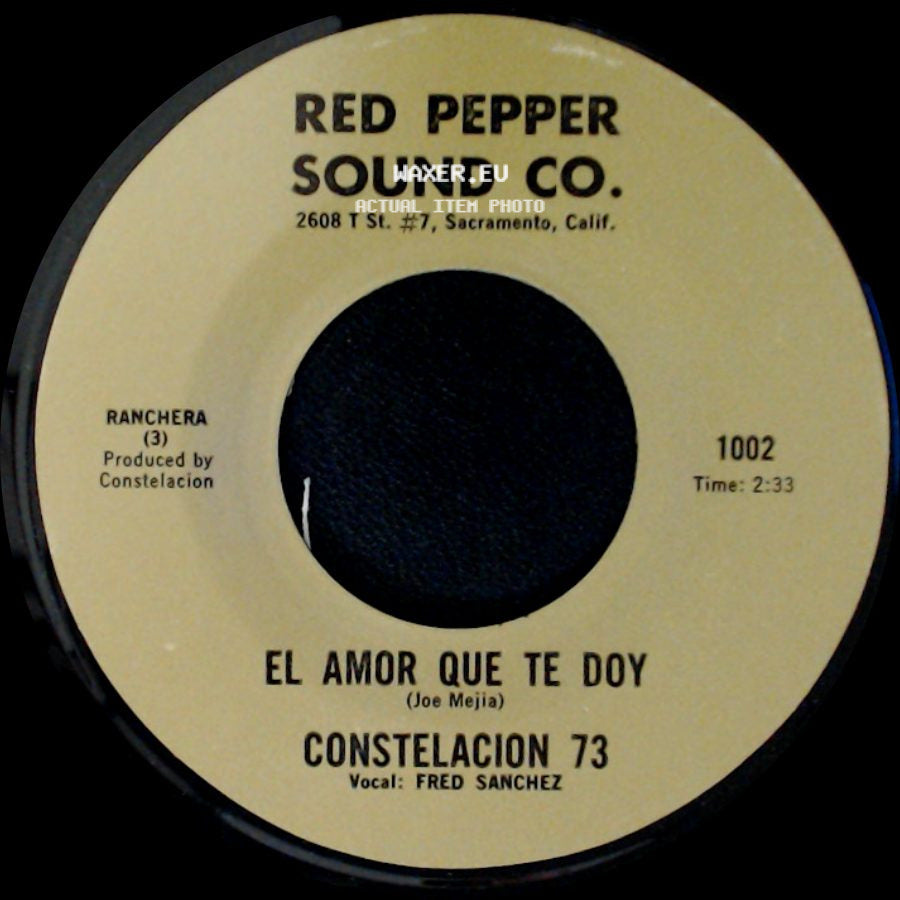 Constelacion 73 - Dichoso / El Amor Que Te Doy side B