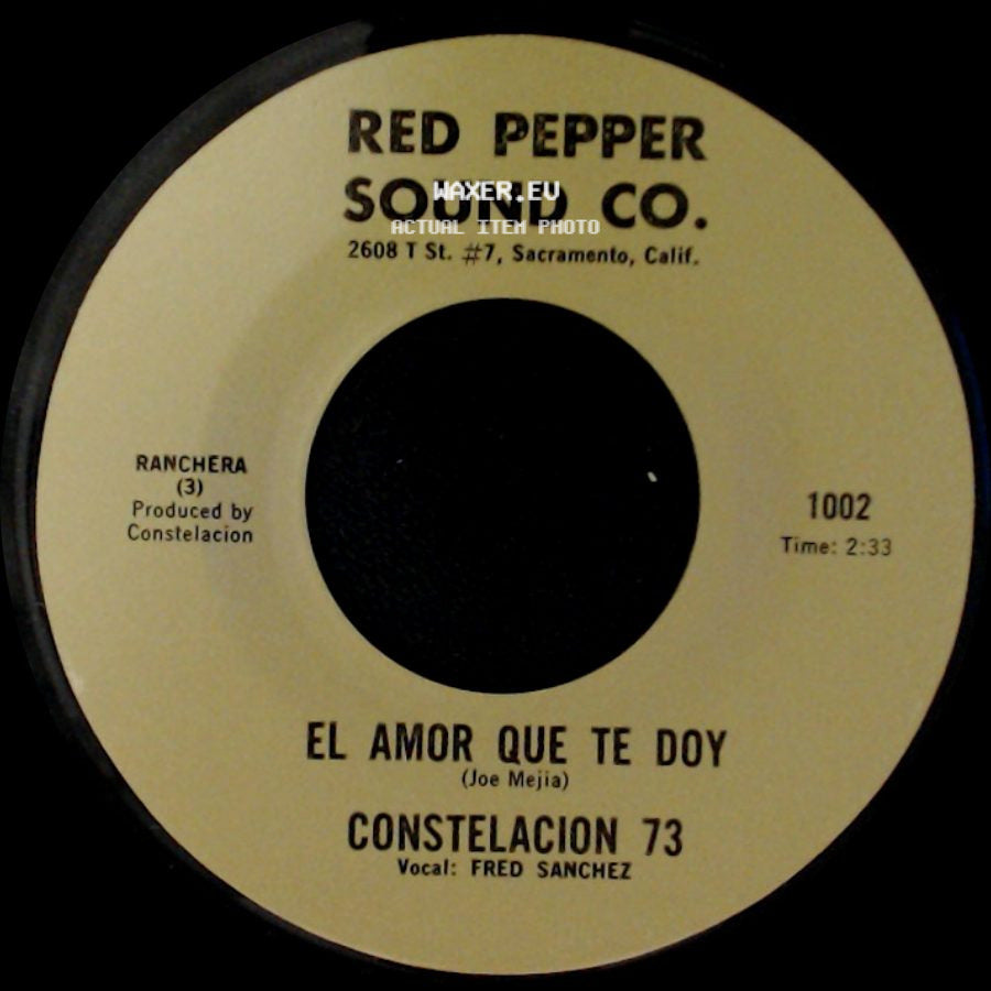Constelacion 73 - Dichoso / El Amor Que Te Doy side B