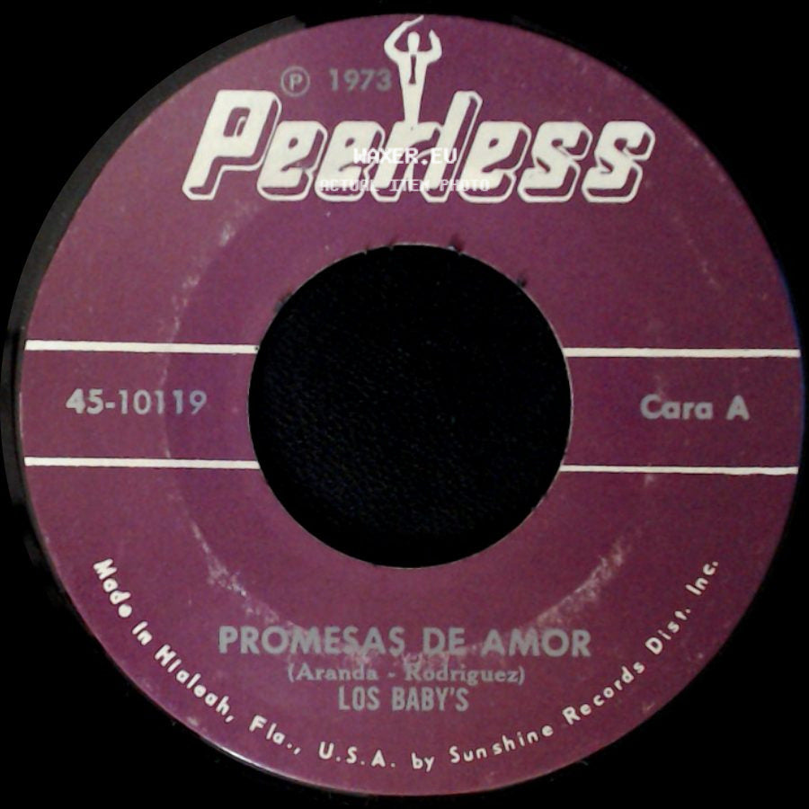 Los Baby's - Promesas De Amor / Lo Que Senti Por Ti side A