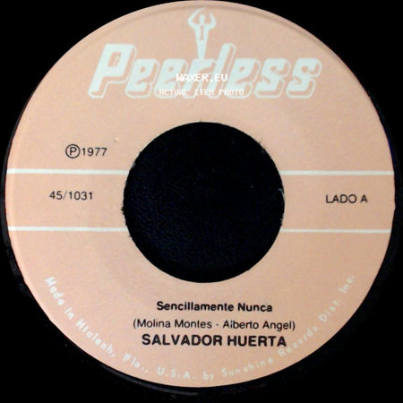 Salvador Huerta - Sencillamente Nunca / El Sureño side A