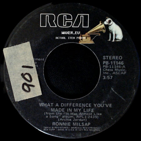 Ronnie Milsap - Selfish / What A Difference You've Made In My Life side B
