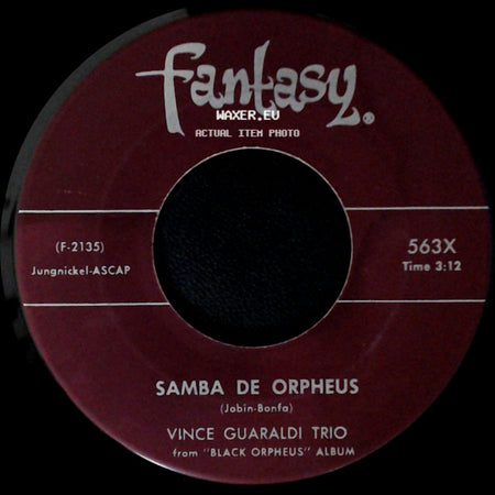 Vince Guaraldi Trio - Cast Your Fate To The Wind / Samba De Orpheus side B