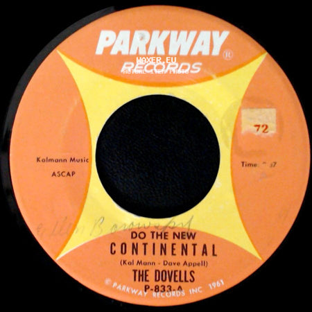 The Dovells - Do The New Continental / Mope-Itty Mope Stomp side A