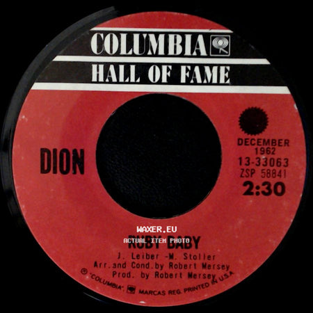 Dion - Donna The Prima Donna / Ruby Baby side B
