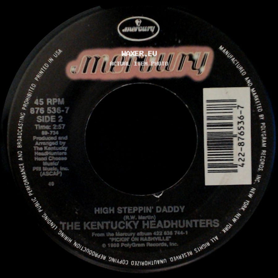 The Kentucky Headhunters - Dumas Walker / High Steppin' Daddy side B
