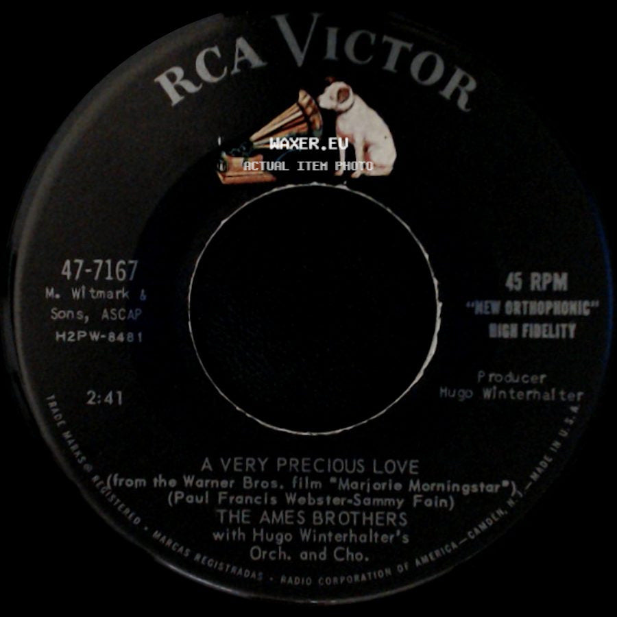 The Ames Brothers - Don't Leave Me Now / A Very Precious Love side B
