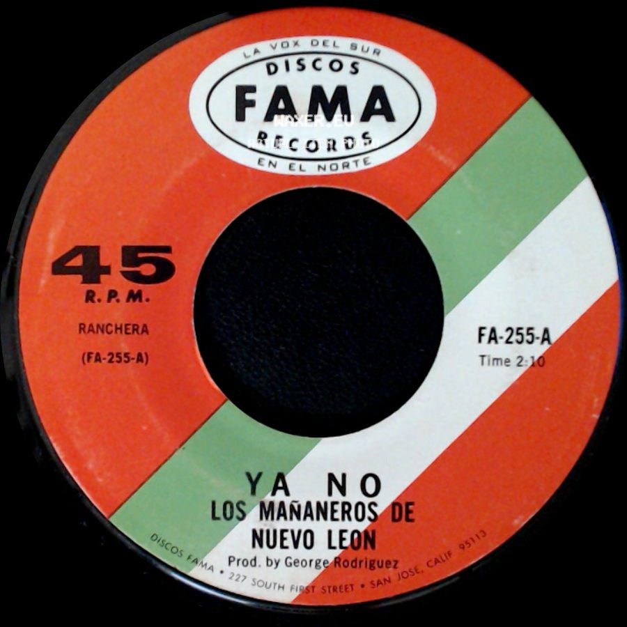 Los Mañaneros De Nuevo Leon - Esta Noche La Paso Contigo / Ya No side B