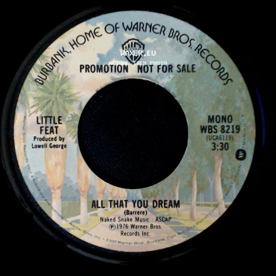 Little Feat - All That You Dream / All That You Dream side B