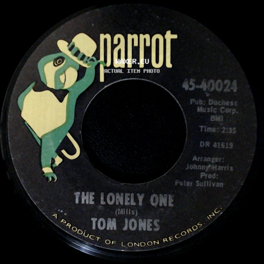 Tom Jones - The Lonely One / The Lonely One side A