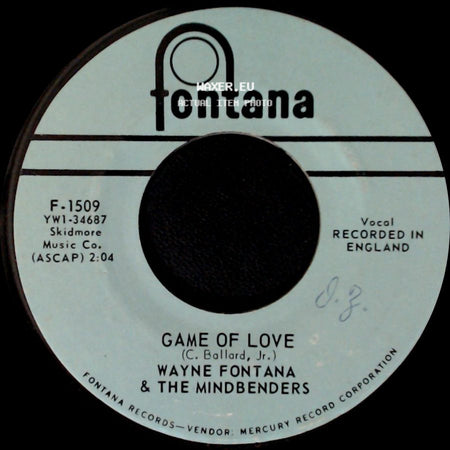 Wayne Fontana & The Mindbenders - Game Of Love / Game Of Love side A