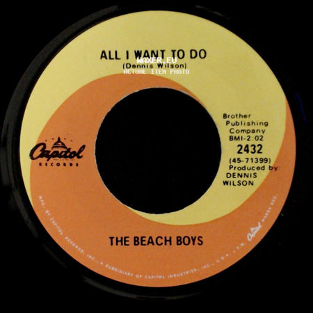 The Beach Boys - All I Want To Do / I Can Hear Music side A
