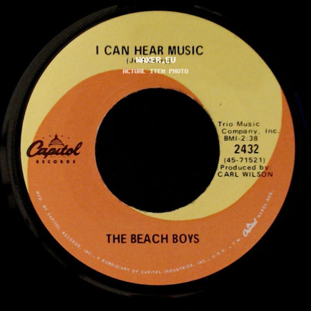 The Beach Boys - All I Want To Do / I Can Hear Music side B