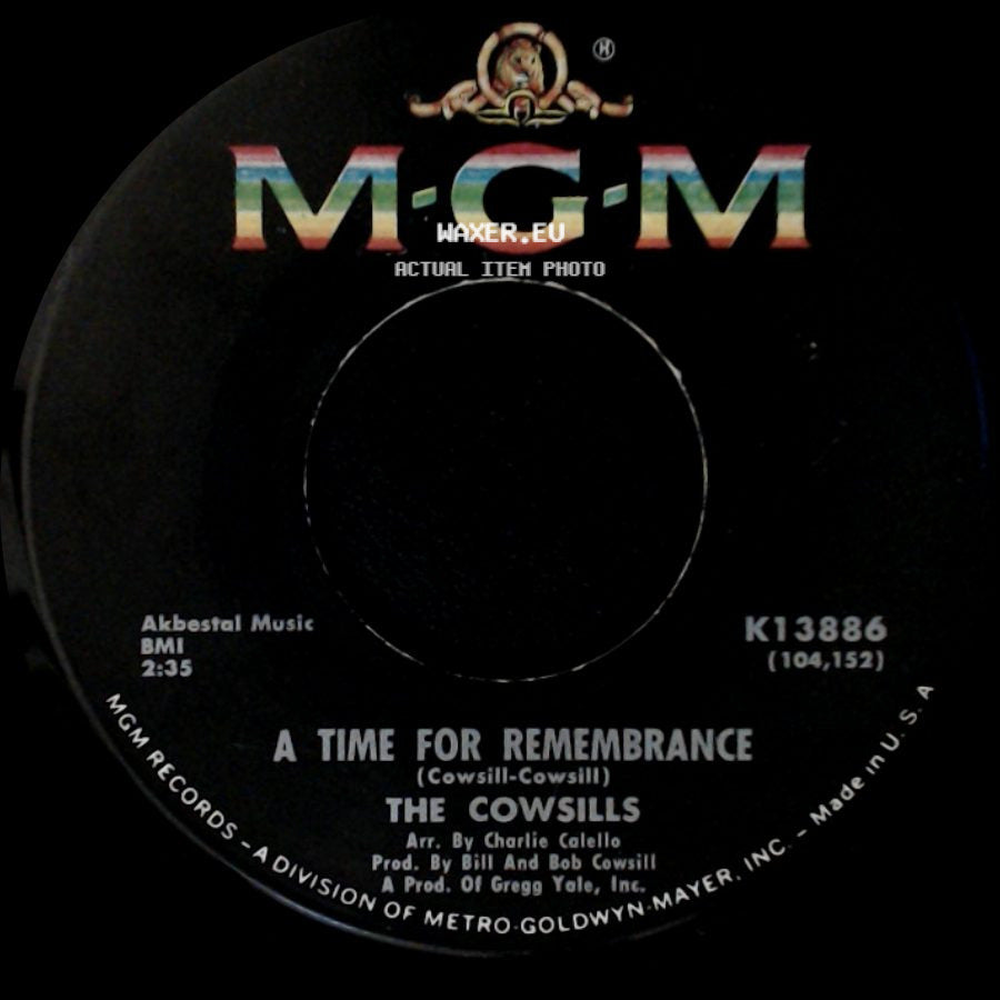 The Cowsills - We Can Fly / A Time For Remembrance side B