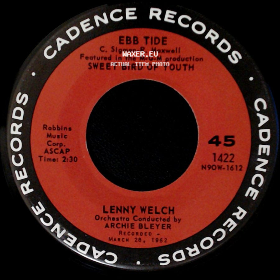 Lenny Welch - Ebb Tide / Congratulations, Baby side A