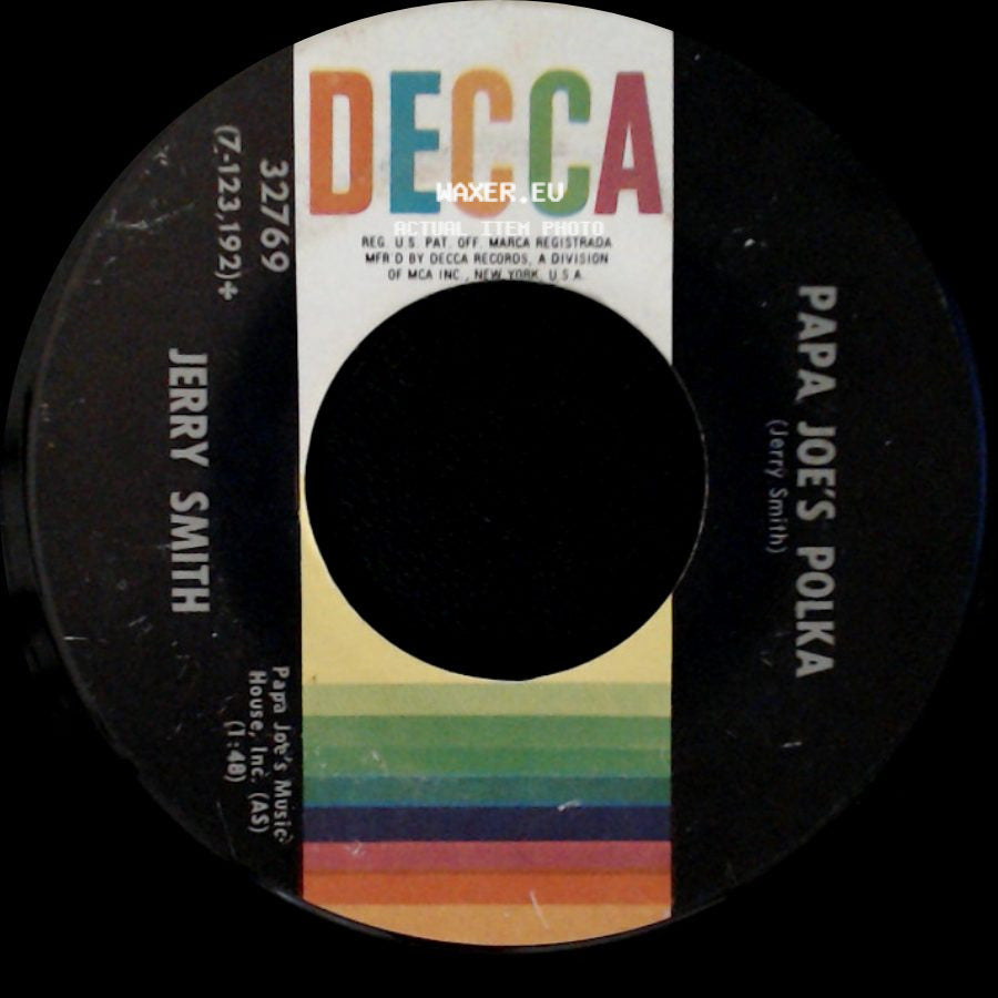 Jerry Smith - The Toy Piano / Papa Joe's Polka side B