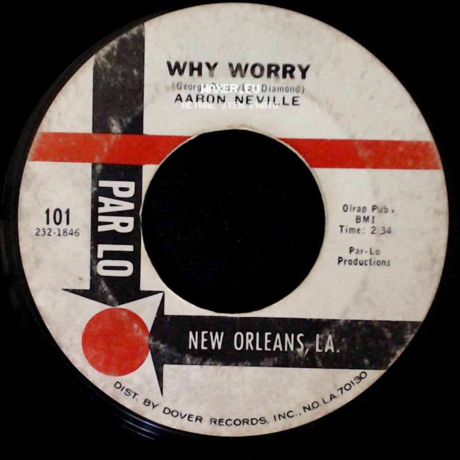 Aaron Neville - Tell It Like It Is / Why Worry (George Davis / Lee Diamond) side B