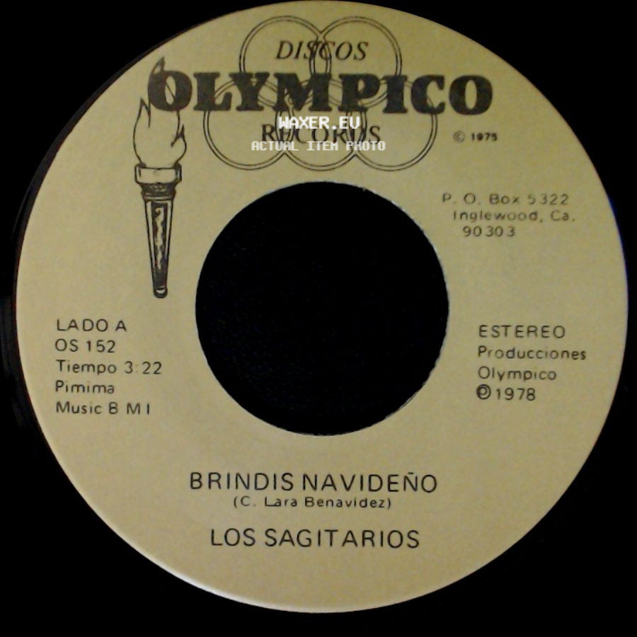 Los Sagitarios - Brindis Navideño / Pero Te Vas side A