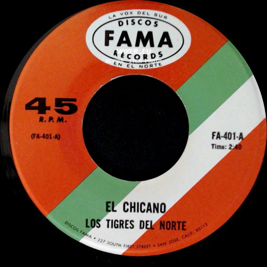 Los Tigres Del Norte - El Chicano / No Llorare side A