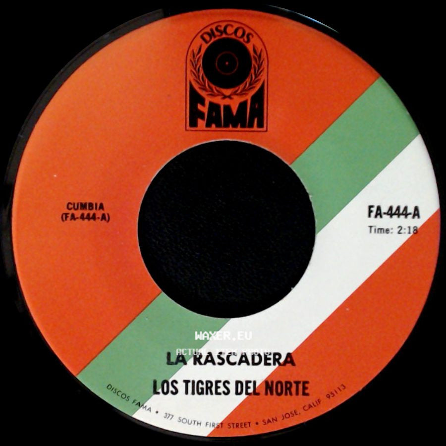Los Tigres Del Norte - La Rascadera / Enamorate De Mi side A