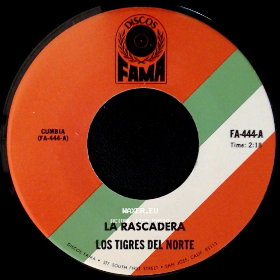 Los Tigres Del Norte - La Rascadera / Enamorate De Mi side A