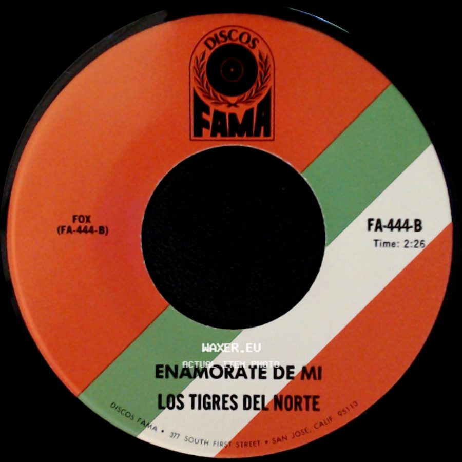 Los Tigres Del Norte - La Rascadera / Enamorate De Mi side B